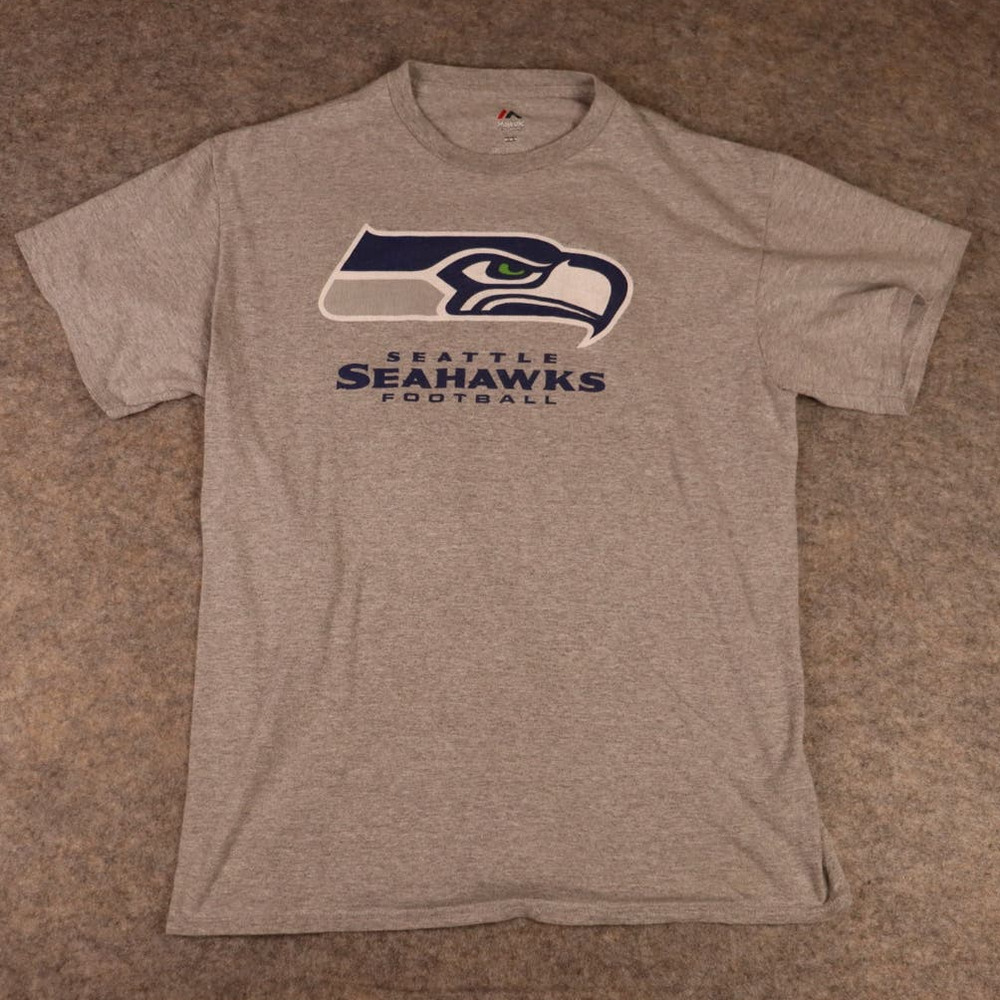 Majestic NFL Seattle Seahawks T Shirt Men's Size Medium